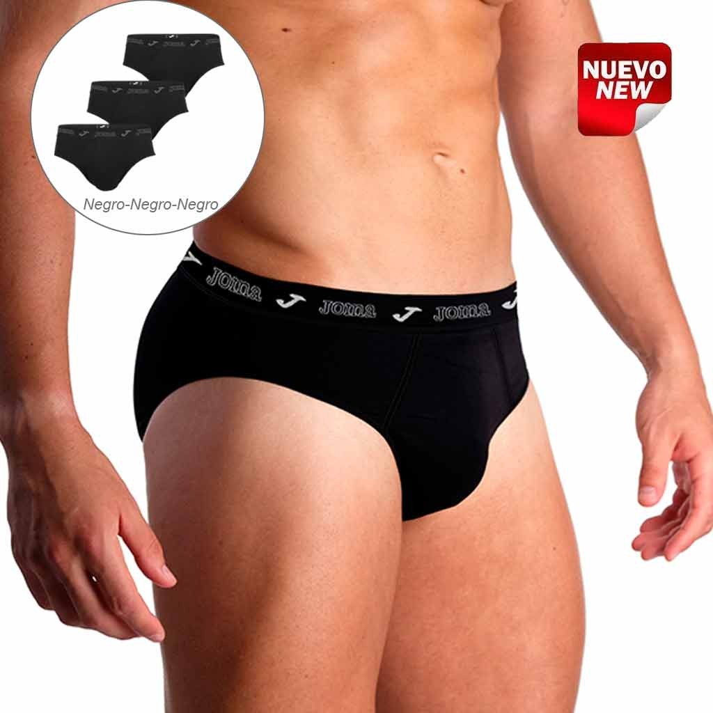 Slips Algodón Confort Pack3 goma vista en blister