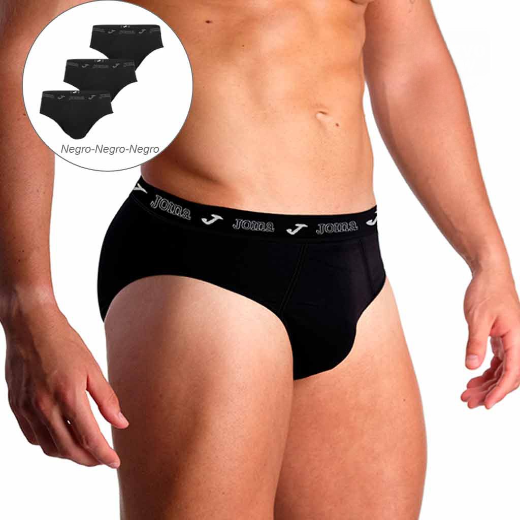 Slips Algod&oacute;n Confort Pack3 goma vista en blister