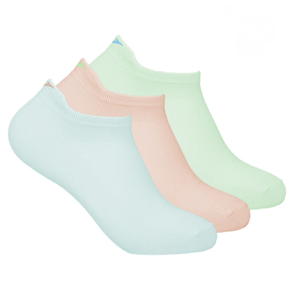 Calcet&iacute;n pack x 3 mujer invisible tal&oacute;n antiroce