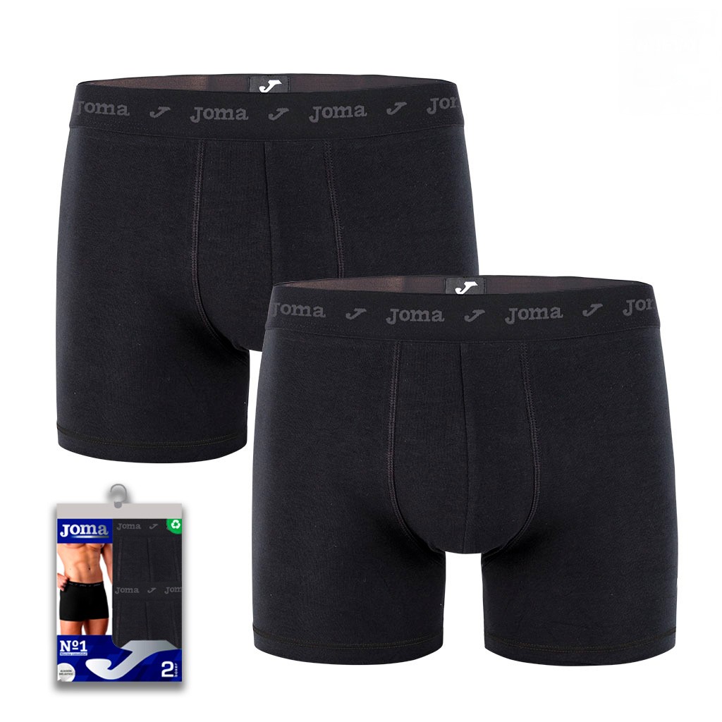 B&oacute;xer hombre b&aacute;sico pack 2 goma vista