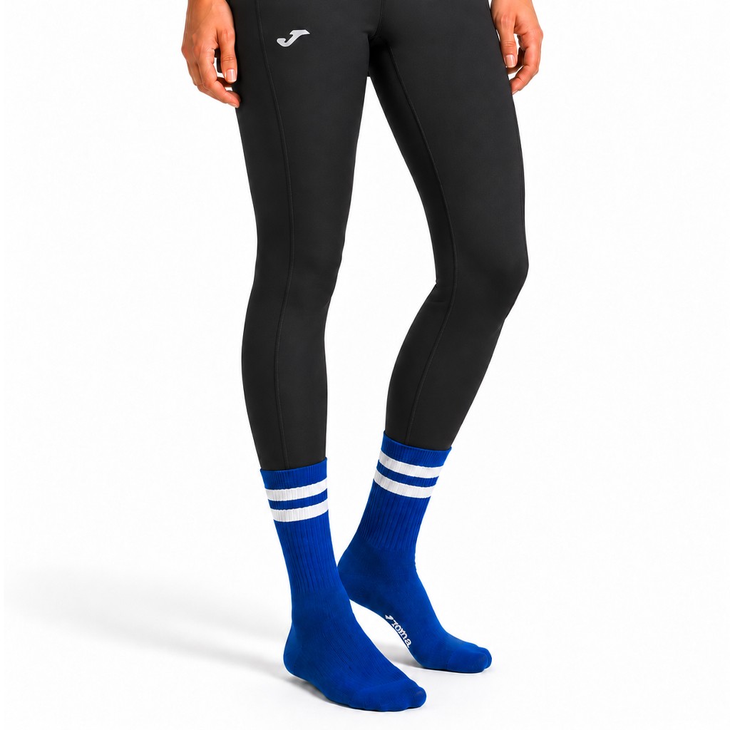 Calcetines mujer algod&oacute;n raya tenis canale colores