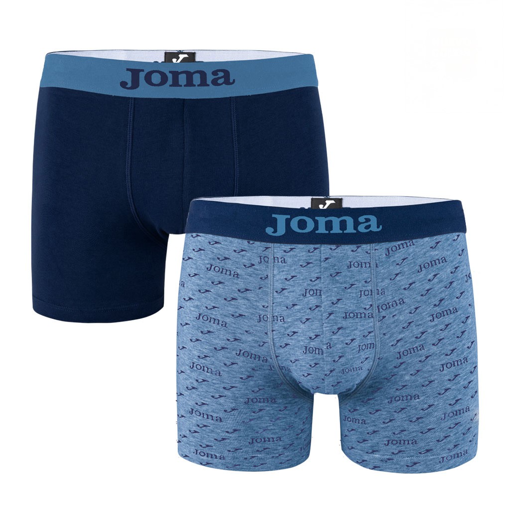 B&oacute;xer deportivo estampado logotipo J pack x2