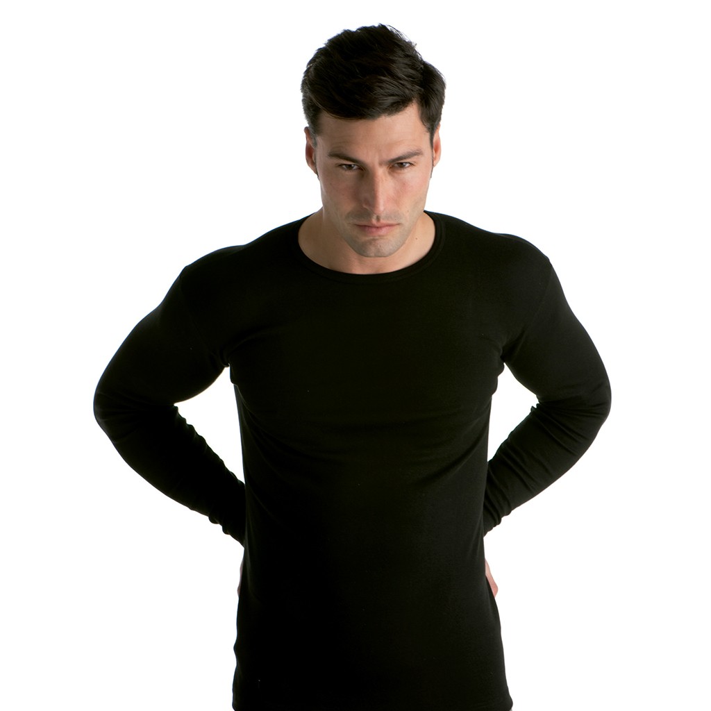 Camiseta interior manga larga termal hombre