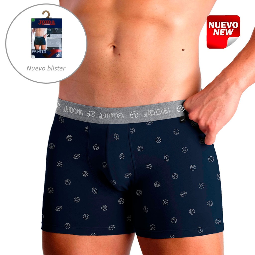 Boxer hombre pack 2 estampado bicis + liso